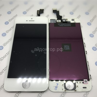 Дисплей iPhone 5S в сборе Китай (белый)