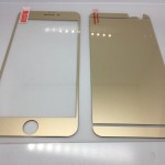 Защитное стекло цветное Activ матовое комплект для Apple iPhone 6 Plus (gold)"