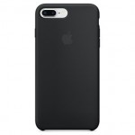 iPhone 7/8 Plus Чехол Силиконовый (Черный) (№8)