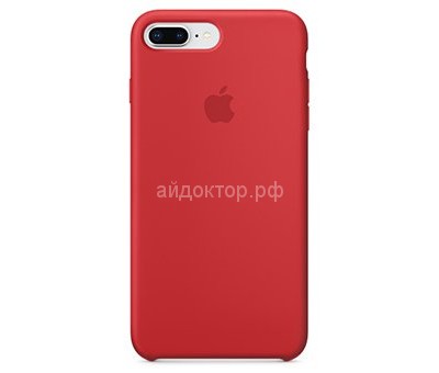 iPhone 7 Plus Чехол Силиконовый (Красный) (№9)