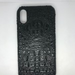 iPhone XR Чехол кожаный (лапа крокодила)