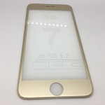 Защитное стекло цветное Activ 3D для Apple iPhone 7 (gold)