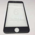 Cтекло цветное Glass 3D для Apple iPhone 6 (Черный)