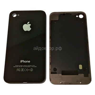 Задняя крышка iPhone 4 (Черный)