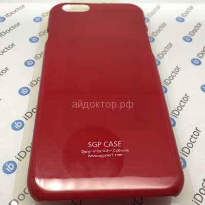 Кейс пластик SGP Ultra Slider для Apple iPhone 6 (red)