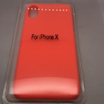 Чехол-накладка SC092 для "Apple iPhone X" (orange)