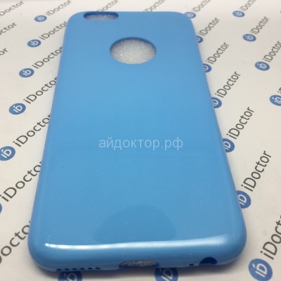 Кейс силиконовый Kawos Cool для Apple iPhone 6 (blue)