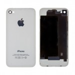 iPhone 4 Задняя крышка Белая (Олеофобное покрытие)