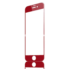 Защитное стекло цветное Activ 3D для Apple iPhone 7 (red)