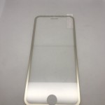 Стекло цветное Glass 3D с тонкой рамкой для Apple iPhone 6 (Золотой)