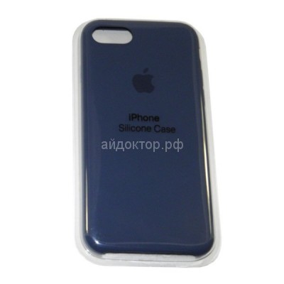 iPhone 7 Plus Чехол Силиконовый Оригинал (№5) (Тёмно-Синий)