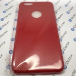 Чехол-накладка - SC015 имитация кожи для Apple iPhone 6 Plus (red)