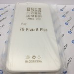 Чехол-накладка - EcoLine для Apple iPhone 7 Plus (прозрачный)