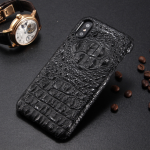 iPhone X/XS Чехол кожаный (лапа крокодила)