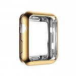 Apple Watch чехол силиконовый (золото) 38 мм