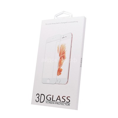 Защитное стекло цветное Glass 3D для Apple iPhone 7 Plus (rose)