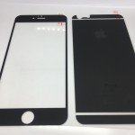 Защитное стекло цветное Activ матовое комплект для Apple iPhone 6 Plus (black)"