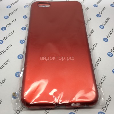 Чехол-накладка - SC020 для Apple iPhone 6 Plus (red)