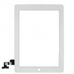Внешнее стекло с тачскрином iPad 2 (Белое) Оригинал + Кнопка Home + Стикер