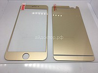 Защитное стекло цветное Activ матовое комплект для Apple iPhone 7 Plus (gold)"