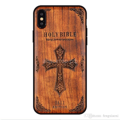iPhone XS Max Чехлы Holy bible (деревянные)