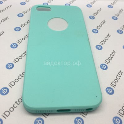 Кейс силиконовый Activ Pastel для Apple iPhone 5 (baby blue)