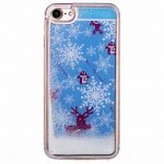 Чехол-накладка плавающий снег iPhone 6/6s (005)
