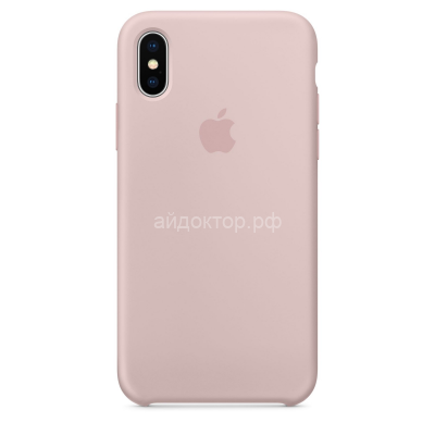 iPhone XS Чехол Силиконовый Pink Sand