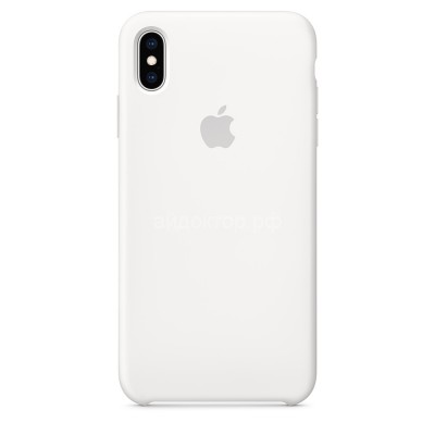 iPhone XS Чехол Силиконовый White