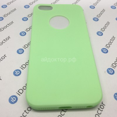 Кейс силиконовый Activ Pastel для Apple iPhone 5 (green)