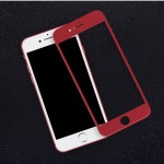 Защитное стекло цветное Glass 3D Full cover matte для Apple iPhone 7 (red)"