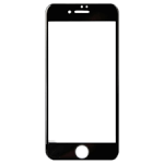 Защитное стекло цветное Glass 3D Full cover carbon для Apple iPhone 7 (black)"